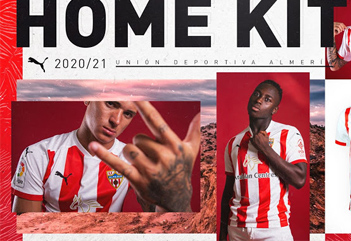 Almeria football shirts 2020-21